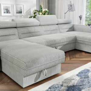 Narożnik ASTON U - poso 55 Aston U-Shaped Sofa Bed with Storage