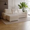 Pedro Corner Sofa Bed with Storage