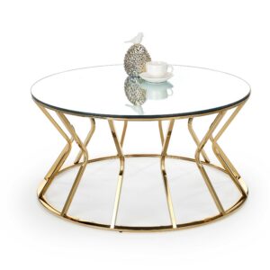 5905248100053_1 Afina Coffee Table – Mirror / Gold
