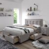 5905248109667_1 Evora Storage Bed with Drawers – 160×200 cm (Beige)