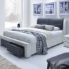 5905248120358_1 Cassandra Storage Bed – Eco Leather White / Black