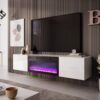 5905248127685_1 Livo Luxury TV Unit with Fireplace – 180 cm