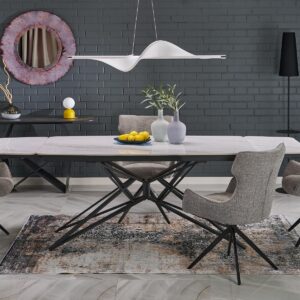 Alfredo Extendable Dining Table (Sintered Stone)