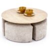 5905248139299_1 Nugat 5-in-1 Coffee Table with Hidden Pouffes