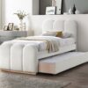 5905248139664_1 Macarena Bouclé Bed with Trundle – 90×200 cm (Cream)