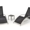 Embolo Set of 2 Sun Loungers + Table